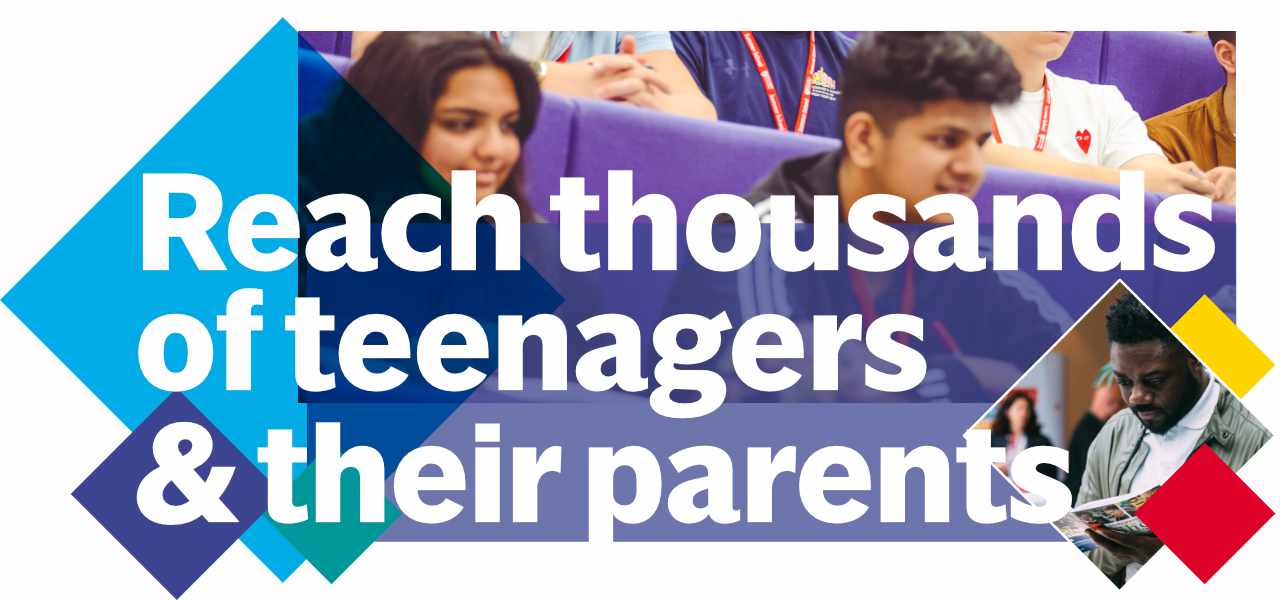 Reach thousands of teenagers & their parents